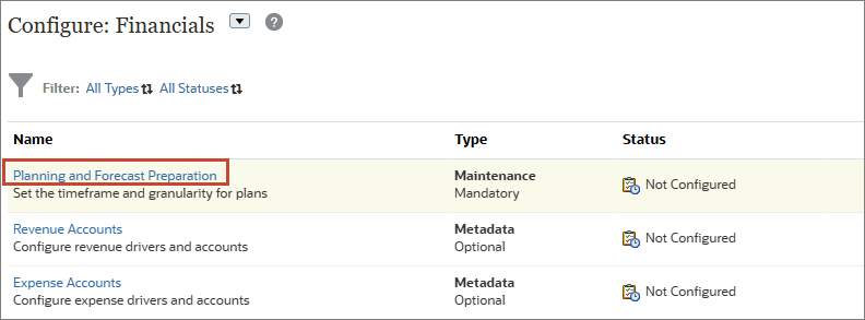 Configure Page